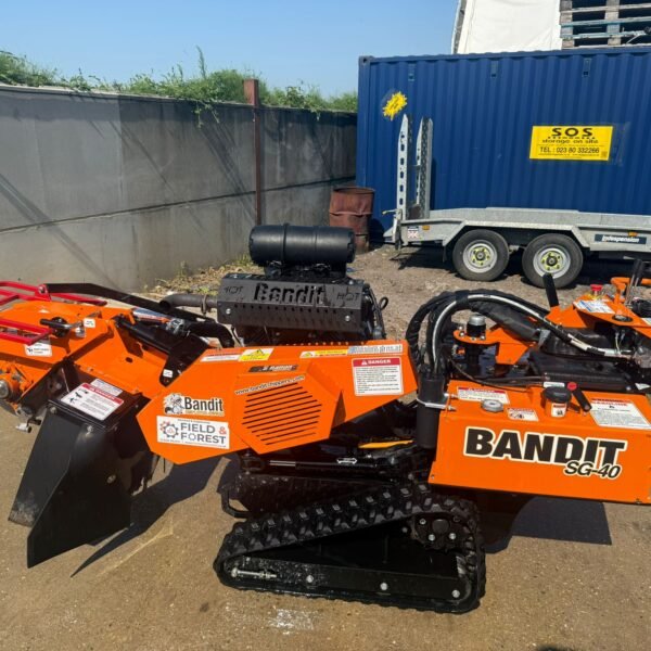 Bandit SG-40 stump grinder on tracked base